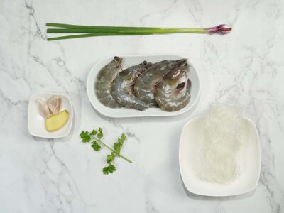 Stir Fry Prawns Tang Hoon (serves 2)