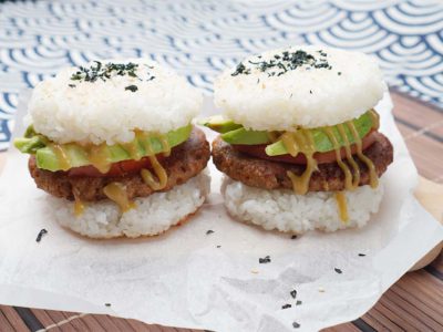 Vegan Sushi Rice Burger (Serves 2)